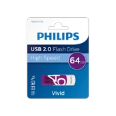 PHILIPS FM64FD05B, 64GB, USB 2.0, Vivid, Mor, Flash Disk thumbnail 1