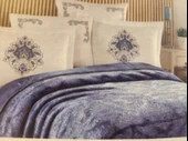 BLANK SET AGOSSA DAMASK BATTANİYE SETİ BLUE thumbnail 2