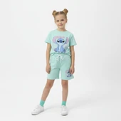 Stitch Kız Çocuk Şortlu Takım thumbnail 4