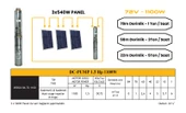 Mexxsun DC Pompa 1.5Hp / 1100W / 72V (4DC6-84-72-1100) thumbnail 5
