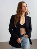 60789 DİLVİN KRUVAZE BLAZER CEKET thumbnail 3