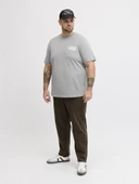 Jack Jones Corp Logo Plus Erkek Tişört 12158505 thumbnail 2