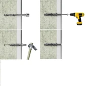 Boşluklu Tuğla Dübeli Vidasız Ø8x60mm thumbnail 2
