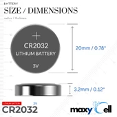 Maxycell 6 Adet CR2032,DL2032 3V thumbnail 7