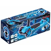 Cool Wheels Tulpar Işıklı Katlanabilir Scooter Mavi thumbnail 2