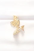 Pirinç Gold Renk Küpe thumbnail 2