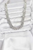 Pirinç Cuba Chain Gurmet Model Kolye thumbnail 2