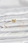 Kelebek Model Gold Renk Bileklik thumbnail 1