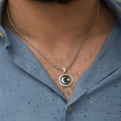 Gümüş Ay Yıldız Kolye thumbnail 3