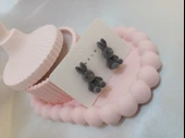GRİ TAVŞANLI KÜPE thumbnail 1