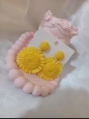 SARI AYÇİÇEĞİ KÜPE thumbnail 1