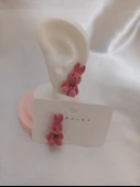 PEMBE TAVŞANLI KÜPE thumbnail 2