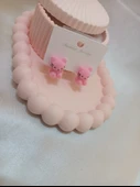 PEMBE KEDİLİ KÜPE thumbnail 1