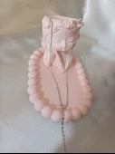 GÜMÜŞ RENKLİ YILDIZLI 45 CM KOLYE thumbnail 2