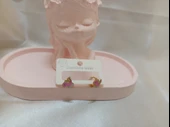PEMBE DİNAZOR ÇOCUK KÜPESİ thumbnail 1