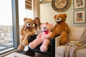 62723 PELUŞ 100CM UZUN AYI thumbnail 1