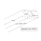 Separatör Çıtası (U Çıta 300 Cm) thumbnail 4