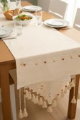 Dantel İşlemeli Boncuklu Runner 50x130 cm thumbnail 5