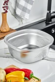 Cooker MaxFlow 26 cm Çelik Süzgeç YK1872 thumbnail 6