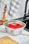 Cooker MaxFlow 26 cm Çelik Süzgeç YK1872 thumbnail 3
