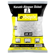 Kanatlı Alçıpan Dübeli Plastik No:3 (50 Adet) thumbnail 3