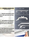 Kidmex Beyaz Keten Modern Stor Perde Eteksiz thumbnail 8