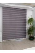 TREND STOR PERDE Antrasit Bambu Düz Zebra Stor Güneşlik Perde thumbnail 2
