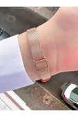 Kadın Hasır Kordon Kol Saatİ  Rose thumbnail 3