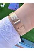 Kadın Hasır Kordon Kol Saati  Rose thumbnail 3
