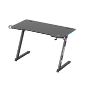 VIYERO ARMOR GD-12002E-2-BLK Z AYAK RGB KARBON FIBER E-SPOR OYUNCU MASASI thumbnail 2