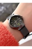 Kadın Hasır Kordon Kol Saati  Sarı thumbnail 1