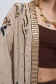Kadın İşlemeli Ve Pul Detaylı Kimono thumbnail 8