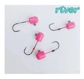 River Hunter Pembe Glowlu Jighead 4’Lü Paket 3Gr thumbnail 1