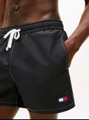 TJ MEDIUM DRAWSTRING SOLID Erkek Siyah Deniz Şortu - UM0UM03852 thumbnail 3