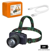 4200 Lümen Şarjlı Sensörlü Göstergeli Kafa Lambası Wt-719 thumbnail 1