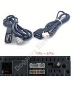 USB Android Multimedya Kablo 6 PIN thumbnail 2