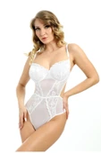 Beyaz Dantelli Bodysuit thumbnail 3