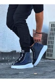 Lacivert Erkek Yarım Bilek Bot thumbnail 2