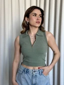 Kısa fermuarlı crop thumbnail 2
