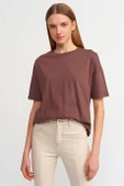 Basic T-Shirt-K.Kahve 3683-2Y6 thumbnail 1