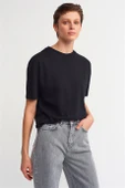 Basic T-Shirt-Siyah 3683-2Y6 thumbnail 1