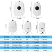 RS-800 2 ÇIKIŞLI HAVA MOTORU thumbnail 2