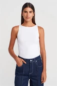 Halter Yaka Top-Beyaz 21048-2Y6 thumbnail 1