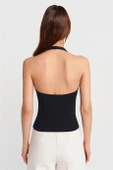 Halter Yaka Top-Siyah 21052-2Y6 thumbnail 4