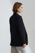 Kruvaze Blazer Ceket-Siyah 60784-2Y6 thumbnail 3