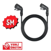 ChargeMobile 5mt standart typ2 araç şarj kablosu thumbnail 1