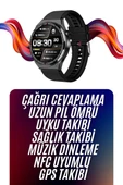 Amoled Ekran Akıllı Saat Üç Kordonlu İOS Android Uyumlu thumbnail 2