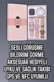 Akıllı Saat Bluetooth Bağlantılı Aksesuar Hediyeli GPS Takibi thumbnail 4
