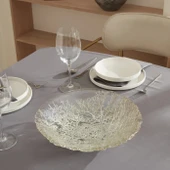 Karaca Home Autumn Dekoratif Tabak Gümüş thumbnail 1