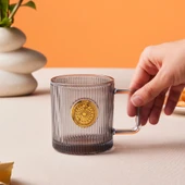 Karaca Madalyon Mug 340 Ml Gri thumbnail 3